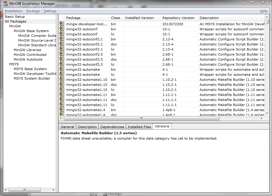 GCC C++ Compiler Selection