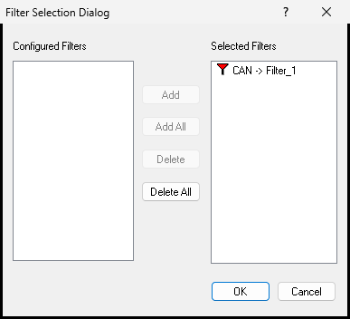 把 Filter 加入 Message Window