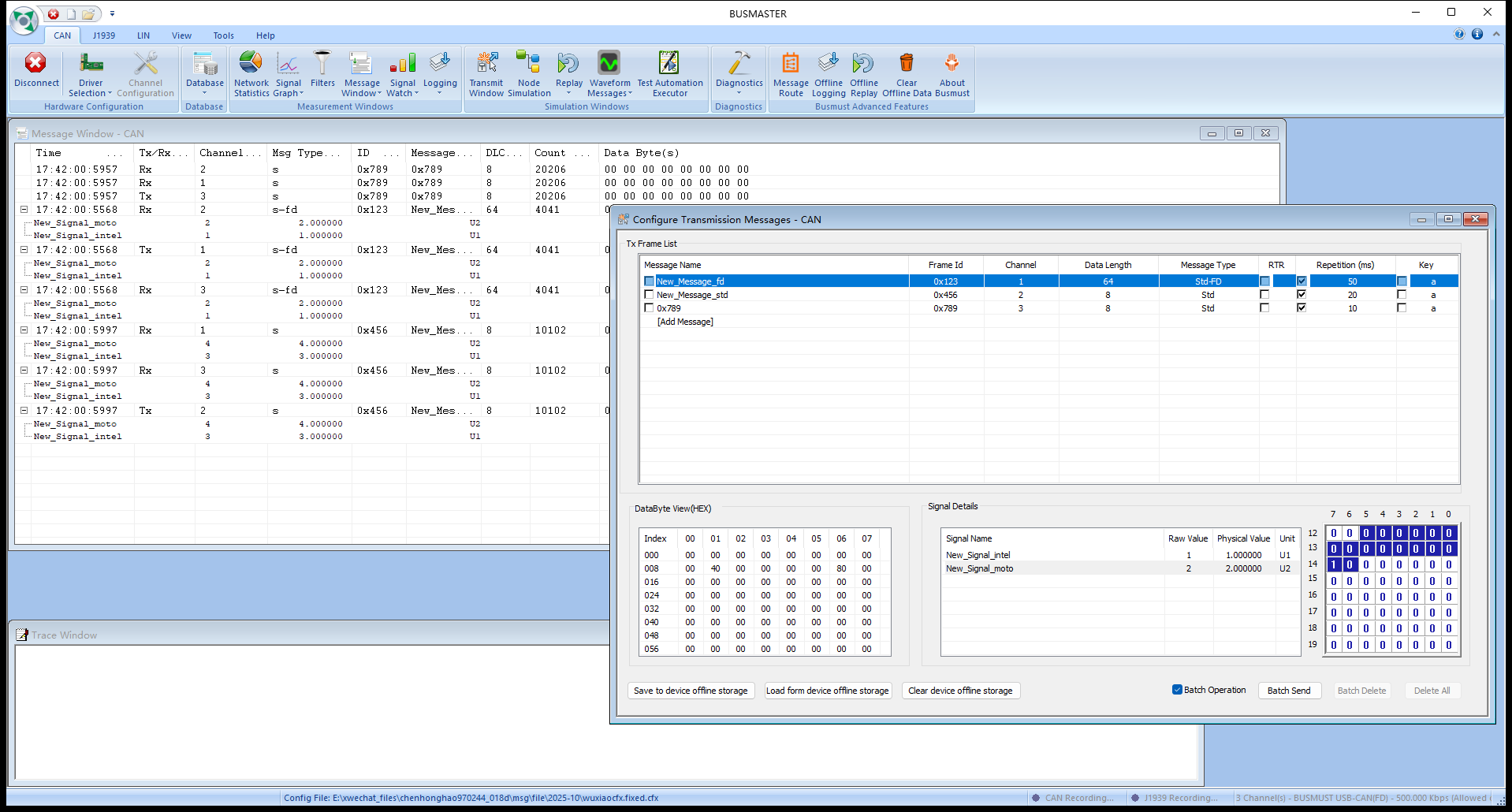 Illustrated BUSMASTER workflow 5